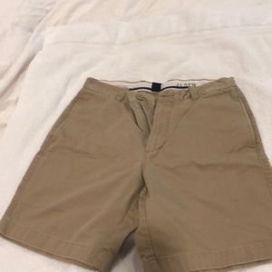 Tan J Crew shorts - size 33 waist